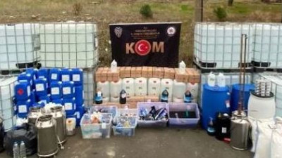 Yılbaşı öncesi 15 ton etil alkol ele geçirildi