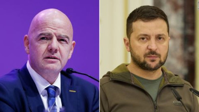 FIFA Zelensky'nin barış mesajını reddetti