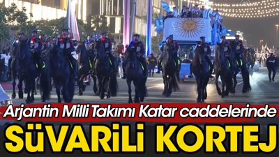 Arjantin Milli Takımı sokağa çıktı: Katar'da yer yerinden oynadı