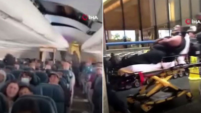 Uçakta türbülans dehşeti 36 yaralı