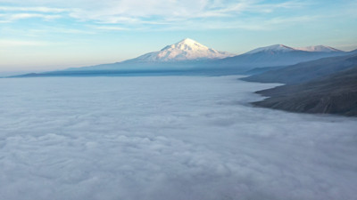 Aras Vadisi sis denizi oldu