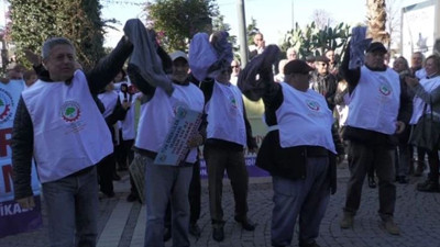 Emeklilerden donlu protesto: Bir canımız bir de donumuz kaldı