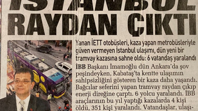 Zafer Arapkirli Sabah Gazetesi'ni fena yakaladı. Sabah'ın bu başlığını atan sabah işe gelmedi