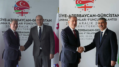 Bakan Akar, Azerbaycanlı ve Gürcistanlı mevkidaşları ile görüştü