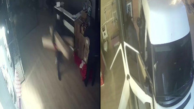 ‘Maskeli Beşler’ filmi gerçek oldu! 200 bin liralık malzeme çaldılar