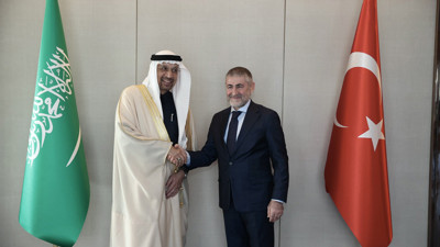 Nebati, Suudi Arabistan Yatırım Bakanı el-Falih ile görüştü