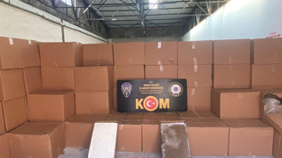 14 milyon 610 bin adet doldurulmuş kaçak sigara ele geçirildi