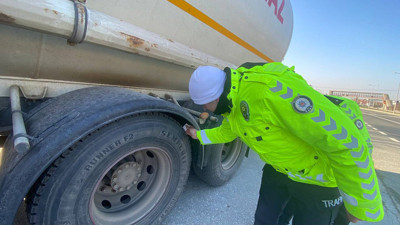Bolu Dağı'nda zorunlu kış lastiği denetimi yapıldı