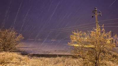 Çankırı'da kar yağışı etkili olmaya başladı