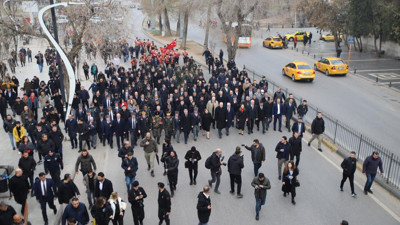Gaziantep'in kurtuluş günü kutlamasına bir avuç insan katıldı