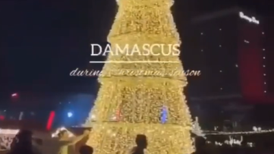 Burası ‘Savaş var’ denilen Suriye’nin başkenti: Şam sokaklarında Noel kutlandı