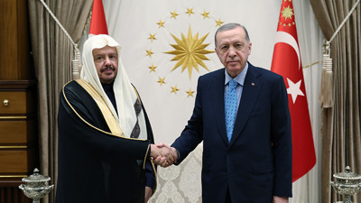 Erdoğan Suudi Arabistan Şura Meclisi Başkanı Al Şeyh'i kabul etti