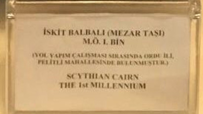 Ordu'da 1986 yılında bir yol kazısında bulundu