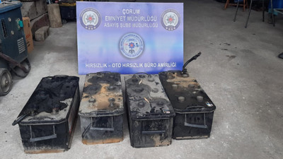 Otobüslerin aküsünü çalan zanlı yakalandı