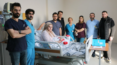 Kalbinde delik olan 2 çocuk annesi sağlığa böyle kavuştu