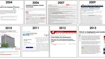 Seçim yaklaştıkça her yerden gaz fışkırıyor. Maşallah Maşallah 2004, 2006, 2009, 2011, 2012, 2013'te bulunan gazlar bir daha bulundu