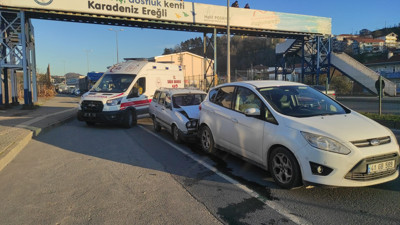 Ereğli’de trafik kazası: 4 yaralı
