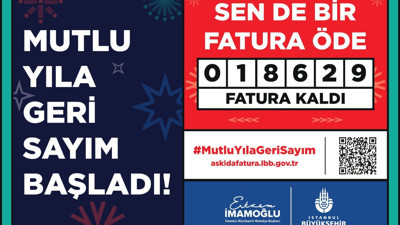 İBB’den yeni yıl hediyesi için “askıda fatura” çağrısı