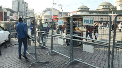 İstiklal Caddesi’ne çıkan yollar kapatıldı