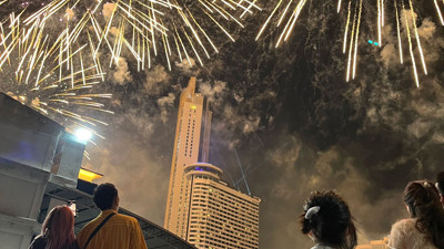 Bangkok yeni yıla coşkuyla girdi