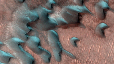 Mars'a kar yağdı. Uzay aracı fotoğrafları yayınladı