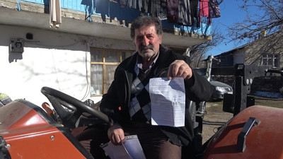 Garajdaki traktöre aşırı hız cezası. ‘Traktörün hızı en fazla 30 ama 105'le radara girmiş’