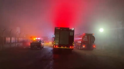 Zift deposunda yangın çıktı