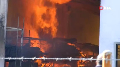 Erzincan OSB'de büyük yangın