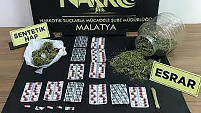 Malatya'daki uyuşturucu operasyonu