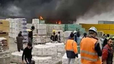 İşçiler diri diri yanmaktan şans eseri kurtuldu