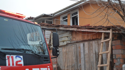 Kütahya'da kömür sobasından yangın çıktı