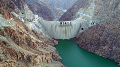 Yusufeli Barajı'nda su yüksekliği 60 metreye ulaştı