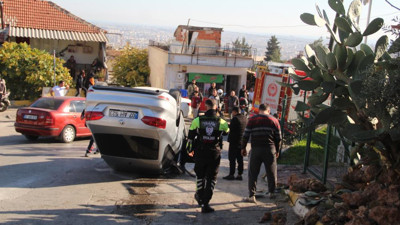 Kursiyer takla attı eğitmen kaçtı