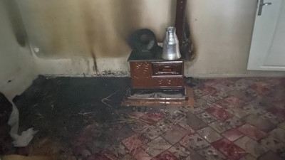 Konya’da müstakil evde yangın