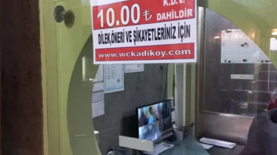 Tuvalet 10 TL oldu. Nasıl, eğleniyor muyuz?