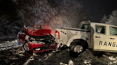 Artvin'de aniden bastıran kar, kazalara neden oldu