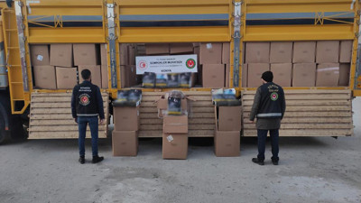 2 ton 734 kilo kaçak tütün ele geçirildi