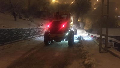 Artvin'de 78 köy yolu ulaşıma kapandı