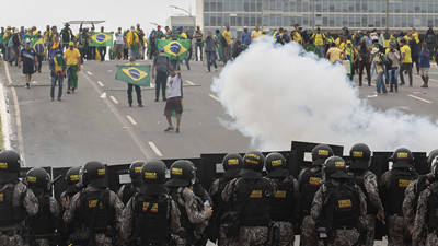 Brezilya'da göstericilerin bastığı Devlet Başkanlığında son durum belli oldu
