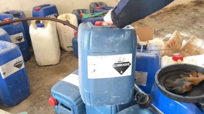 Tavuk çiftliğinde kaçak akaryakıt üretimi