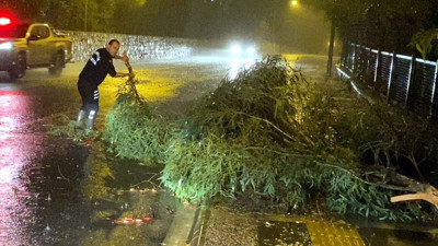 Muğla'da sağanak ve kuvvetli rüzgar