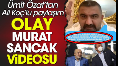 Ümit Özat'tan Murat Sancak'a: Madem bu kadar mertsin. Söylesene Ali Koç'a