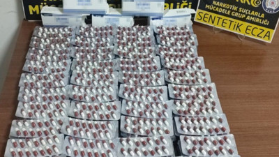 Konya’da 2 bin adet uyuşturucu hap ele geçirildi