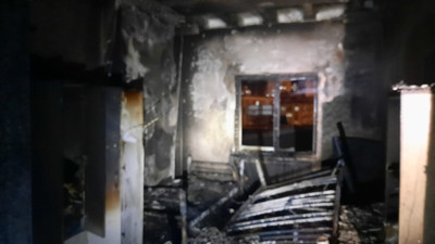 Mardin’de geceyi alevler aydınlattı