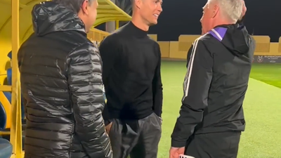 Ronaldo eski takımını görmeden duramadı: Koşa koşa Real Madrid'e gitti