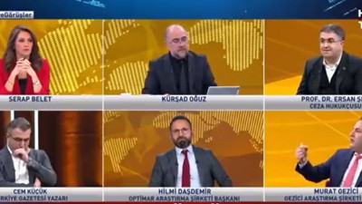 Habertürk canlı yayınında aktrol kavgası