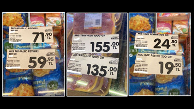 Ünlü market ürünlerine zam yağdırdı. Etiketlere bakın