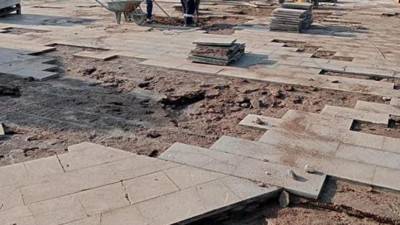 Ordu'da dev dalgaların hasarları gideriliyor