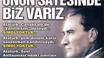 Atatürk olmasaydı adınız Hristo’ydu her tarafta çan sesleri vardı