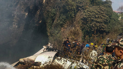 Nepal'de düşen uçakta can kaybı 72'ye yükseldi